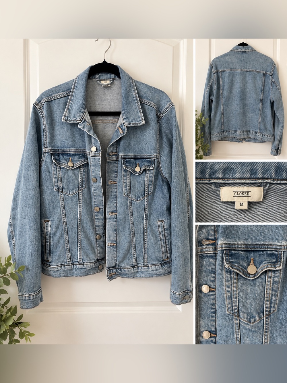 H&M Classic Light Wash Denim Jacket